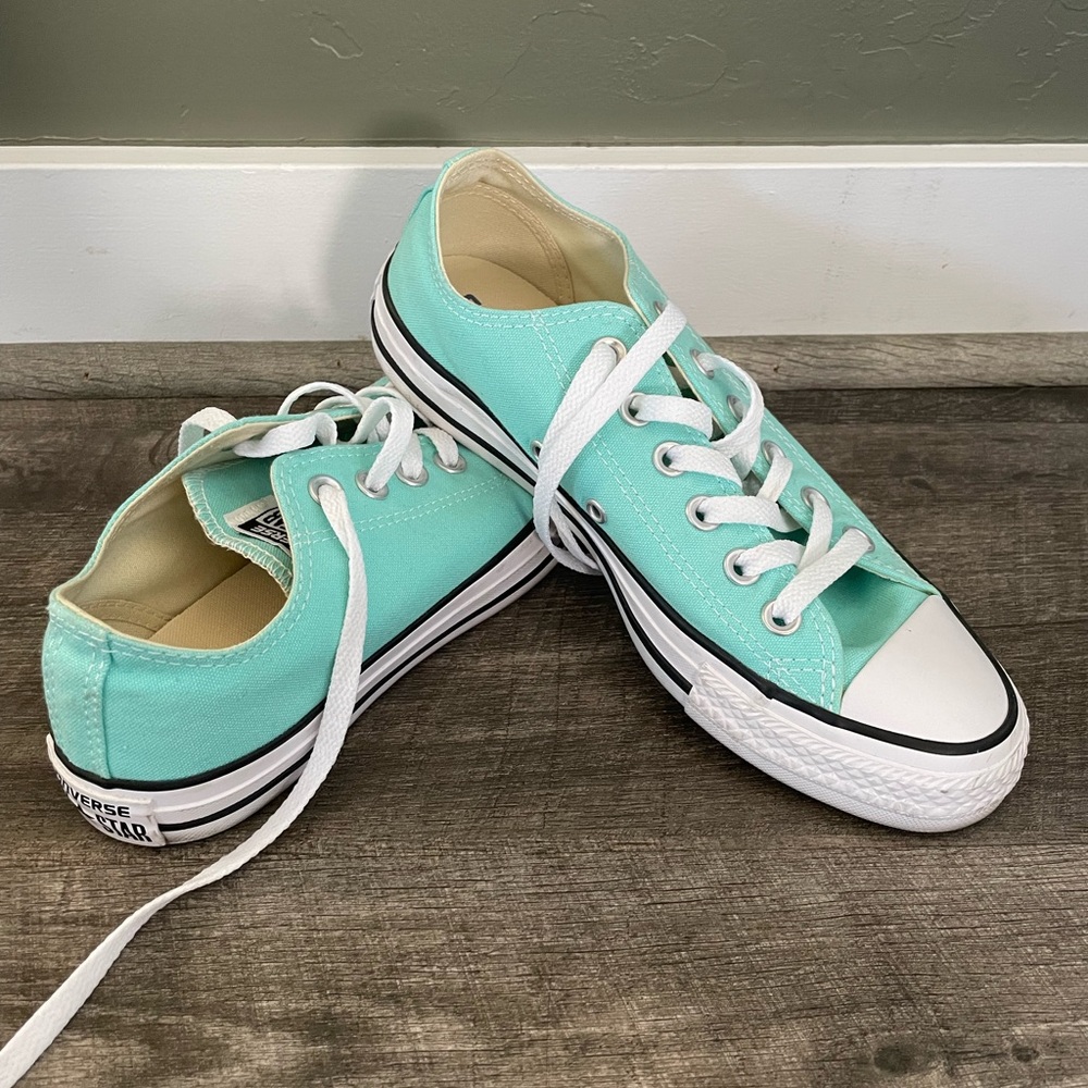 Converse Tiffany Blue All Star Low-Top Sneakers 🩵